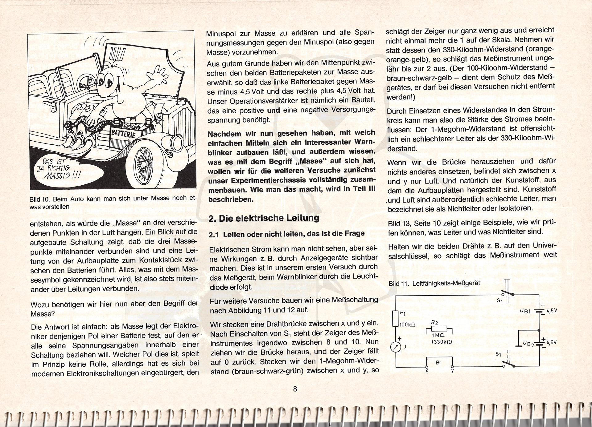 Kosmos Elektronik Labor E200 Handbuch Seite 8
